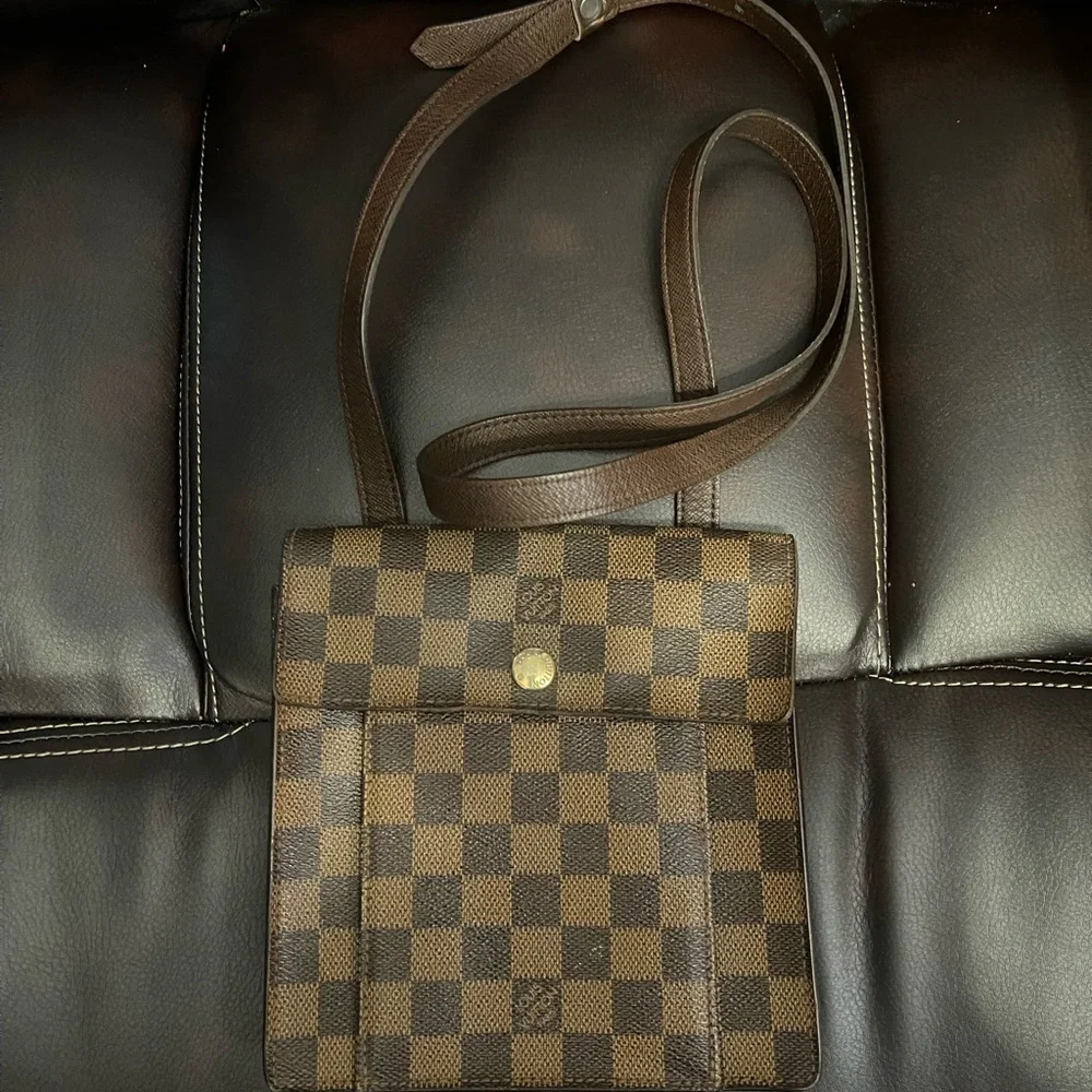 Louis Vuitton Pimlico Damier Ebene Shoulder Bag